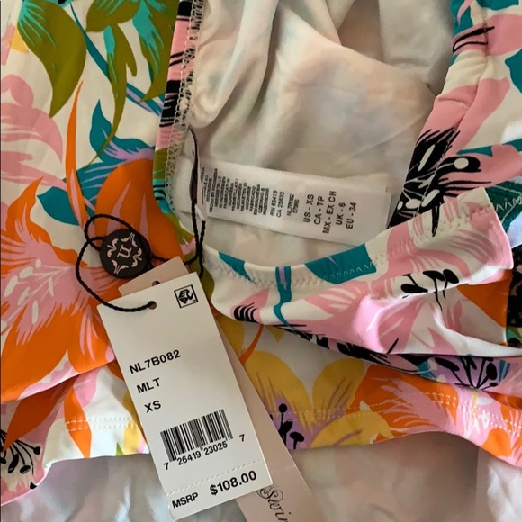 NWT Nanette Lepore Copa Cubans Honey‎ Tankini Top - Picture 7 of 8